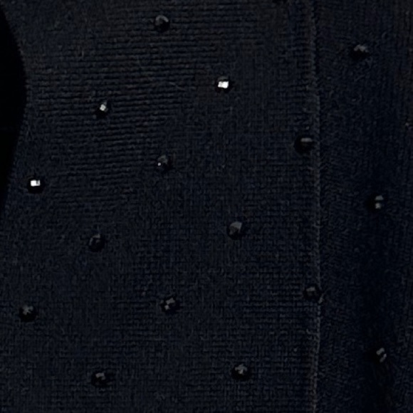 White House/Black Market size XS bolero shrug, embellished, black, sparkle - Picture 2 of 8